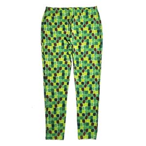 XL Green leggings UNIQLO Marni Heattech Leggings Womens Xtra Large Stripe